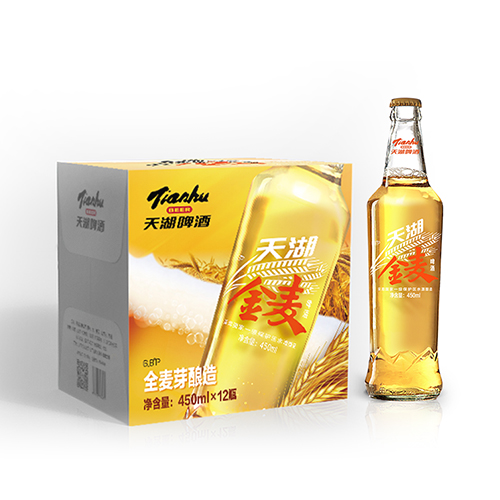 天湖金麥啤酒包裝設(shè)計(jì)